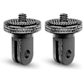 Miniatyrbillede 1 af 5: Tripod Adapter Kamera Mount Tilbehør Aluminium Adapter Montering af Kameraer Til For Gopro Mount og Andre Action Kameraer (2 Stykker, Sort) (LGL)