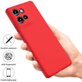 Pikkukuva 2 / 5: Motorola Edge 50 Neo 5G -kotelo, nestemäinen silikoni, naarmuuntumaton puhelinkuori käsiremmin kanssa, LGL Multicolor Style A