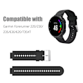 Pikkukuva 4 / 5: INF Vaihtosilikoni kellon ranneke Garmin Forerunner 220/230/235/630/620/735XT, Garmin Approach S20/S5/S6 (LGL) Svart Sort