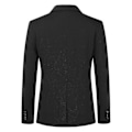Miniatyrbilde 3 av 5: Allthemen Sportsjakke for menn, Moderne fritidsjakke for menn, Slim Business Blazer LGL Black XS