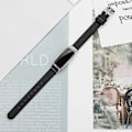 Miniatyrbild 4 av 5: Äkta Läder Klockarmband Justerbart Ersättningsarmband, Storlek L (14.3+9.4cm) för Fitbit Luxe LGL