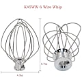 Miniatyrbillede 4 af 5: Mixer Kit til Ksm150 Inkluderer Dejkrog, Piskeris og Belagt Fladslag, 3 Dele Standmixere Re [L] WhiteSilver