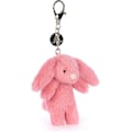 Pikkukuva 1 / 4: Jellycat Bashful Pink Bunny Laukkuamuletti, 9 cm, Pehmopupu ja Avaimenperä, Loistava Lahjaidea (Vaaleanpunainen Pupu) (LGL)
