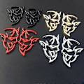 Pikkukuva 5 / 5: 3D Metallinen Hellcat Auton Logo Oven Lokasuojan Sivutarrat Merkki Koriste Takakontin Tunnus Tarra Dodge Challenger Jeep LGL:lle H-08