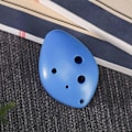 Pikkukuva 3 / 5: Aloittelijan lelu, värikäs okariinahuilu ABS-muovista, 6 reikää, sopraano C-duuri, LGL Blue