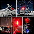 Miniatyrbilde 5 av 5: USB Oppladbar Sykkellykt med Speedometer Sykkelcomputer - Kraftig Front- og Baklykt for MTB, Cy LGL