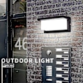 Pikkukuva 5 / 5: LED-seinävalaisin ulkokäyttöön liiketunnistimella IP65 vedenpitävä LGL