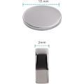 Miniatyrbillede 2 af 5: Neodym magneter 50 stk. super stærke mini magneter super magneter 10x2mm (LGL)