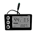 Miniatyrbild 1 av 4: S866 Elektrisk Cykel LCD Display 24v 36v 48v E-cykel Elektrisk Scooter Display Mätare Kontrollpanel Med Vattentät Kontakt LGL