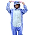 Miniatyrbild 1 av 3: Enhörningskatt Onesies Vuxna Djur Stitch Totoro Onesie Kvinnor Män Par Vinter Pyjamas Kostym Sovkläder Kostymer Hemmakläder LGL 3d cat M (height 158-168cm)