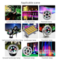 Pikkukuva 4 / 5: 10 kpl 3x3w Korkea Rgb Punainen Led Lamppu Säästölamppu Helmet Polttimot 6-nastainen 45mil 3w Korkea (LGL)