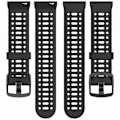 Pikkukuva 5 / 5: Yhteensopiva Coros Pace 2 / Apex 2 / Apex 42mm silikoninen kellon ranneke, yksivärinen 20mm kellon ranneke LGL Black