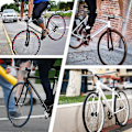 Pikkukuva 5 / 5: Alumiiniseos Fixie-pyörän suora ohjaustanko, väri: hopea LGL