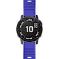 Miniatyrbillede 4 af 5: Til Garmin Fenix 6X 26mm Silikonerem LGL Sapphire Blue