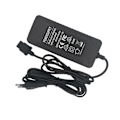 Miniatyrbillede 1 af 5: Elektrisk scooter strømadapter til KQi 2/ KQi 3 scooteroplader 53.5V 2A lithium batterioplader EU LGL Black