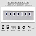 Miniatyrbild 3 av 5: Herfair 7 Port USB 3.0 Hubb - Höghastighetsdataöverföring - 4 USB-portar - USB-splitter (7 portar) (LGL)