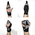 Miniatyrbillede 3 af 4: Finger Anti-spasticitet Rehabilitering Hjælpe Træningshandsker LGL