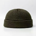 Miniatyrbilde 1 av 5: Unisex strikket lue for menn kvinner caps ull mote enkel varm skullies beanies solid høst vinter beanie lue trendy stil LGL Green