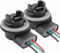 3157 T25 Glödlampssocklar Adapter Hona för Bil Bromsljus Glödlampor (2-pack) 2 Flikar (LGL)