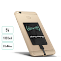 Miniatyrbild 4 av 5: Bandkabeladapterkit Trådlös QI-laddningsadapter smartphone Micro-USB-port LGL White