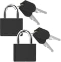 Litet bagagelås, 2-pack, svart (LGL)