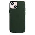 Pikkukuva 2 / 2: Nahkainen puhelinkotelo iPhone 13 Mini -puhelimelle, nahkakotelo MagSafella, LGL Sequoia Green