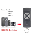 Miniatyrbillede 4 af 5: 2-pak Garageport Fjernbetjening til HSE2-40, HS4-40, HSM4-40, Grå Knapper 40.685MHz Håndholdt Sender LGL Gray