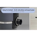 Miniatyrbild 3 av 5: 75499 Flexkoppling för avfallskvarn, Flexibel utlopp Anti-vibrationsrörfäste Koppling Repl LGL As Shown