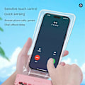 Miniatyrbilde 3 av 5: Vanntett Pose Undervanns Svømmebasseng Flytende Veske Tørrpose For Mobiltelefon LGL White