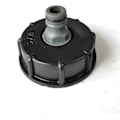 Miniatyrbild 1 av 5: S60X6 Plast IBC Tank Adapter Grovgängad Plugg till 1/2\" Kranadapter för IBC Ton Ventil (LGL)