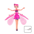 Miniatyrbillede 2 af 2: Flyvende fe prinsesse dukker magisk infrarød induktionskontrol pige legetøj fødselsdagsgave Pink