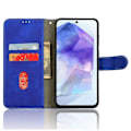 Pikkukuva 2 / 5: Samsung Galaxy A35 5G Nahkakotelo Käännettävä Puhelinkotelo Lompakolla ja Jalustalla LGL Blue