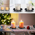 Miniatyrbilde 5 av 5: 4 stk. Lysestaker, Lysestaker i tinn for hjemmebryllupsdekorasjoner Qucyy Gift LGL