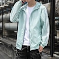 Miniatyrbillede 5 af 5: Sommer solbeskyttelse hurtigtørrende tøj herre- og damejakker og vindjakker LGL Light blue 4XL