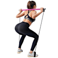 Miniatyrbillede 4 af 5: Pilates maskiner pilates træningsstang pink LGL