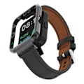 Miniatyrbilde 3 av 5: Lærreim for Xiaomi Mi Watch Lite / Redmi Watch For Xiaomi Mi Watch Lite / Redmi Watch LGL Black