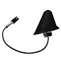 Miniatyrbillede 1 af 5: Antennefod til 2004-2011 500 / 595 / 695 Fwd 312 Stilo Fwd 192 LGL Black