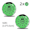 Miniatyrbillede 4 af 4: 2 stk. 3D gel sticker nummerplade forsegling badge, TUV plade mærkater -GSLA LGL 24