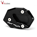Miniatyrbillede 2 af 5: Motorcykel Side Stand Kickstand Fodforlænger Udvidelsespude Til Kawasaki Versys 300, Versys 250x, Versys 1000 Og Versys 1000se [GGL] VERSYS1000-BLACK 1
