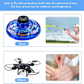 Pikkukuva 2 / 5: Led-valolla varustetut hauskat ja viileät lelut lapsille, käsikäyttöiset Ufo-lennokit, Mini Flying Orb, Hover Boomerang Fidget Spinner, loistavat lahjat pojille ja tytöille [GGL] Blue
