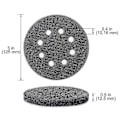 Miniatyrbillede 4 af 5: 6 stk. 5 tommer (125 mm) 8-hullers blød svampeinterfacepad til slibepuder og velcro-slibeskiver Fo LGL
