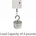 Miniatyrbild 2 av 5: Vindsnurremotor Batteridriven för Hängande Visning Trädgård Vit Vindsnurror Utomhusskulpturer LGL White