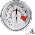 Miniatyrbillede 1 af 4: Ovntermometer i rustfrit stål, grilltermometer, røgtermometer 75 til 300 og 150 til 600 (Type B 300C) (LGL)