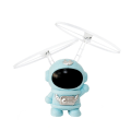 Miniatyrbillede 1 af 3: Astronaut Flyvende Helikopter Mini Drone Hånd Infrarød Induktion Kontrol Ophæng Flyvemaskine Legetøj Gaver[GL] Blue