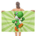 Miniatyrbilde 1 av 5: x439Super Mario Yoshi badehåndkle, hurtigtørkende håndkle xYJ439