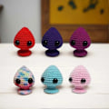 Miniatyrbilde 4 av 4: Spookys Heklet Butt Plug Innovativ Morsom Skrivebordspynt for Menn Kvinner LGL Purple