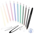 Miniatyrbillede 2 af 5: Xp-pen P06 Batterifri Skridsikker Stylus Sporfri Grip Sekskantet Form Komfortabelt Greb Med Digitalt Viskelæder, Til Deco 02, Artist 12 LGL