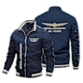 Miniatyrbillede 2 af 2: Herrejakker Vindjakker Herre 2021 Ny Honda Gold Wing Printede Jakker Herre Dame Vindjakker Mode Udendørs Motorcykel Bas LGL 4XL Ivory