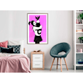 Miniatyrbillede 2 af 4: Plakat - Banksy: Bomb Hugger LGL Golden frame 20x30 cm
