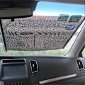 Miniatyrbild 4 av 5: Automatisk infällbar solskyddsgardin för bilruta under sommaren (LGL) Black 40x60cm